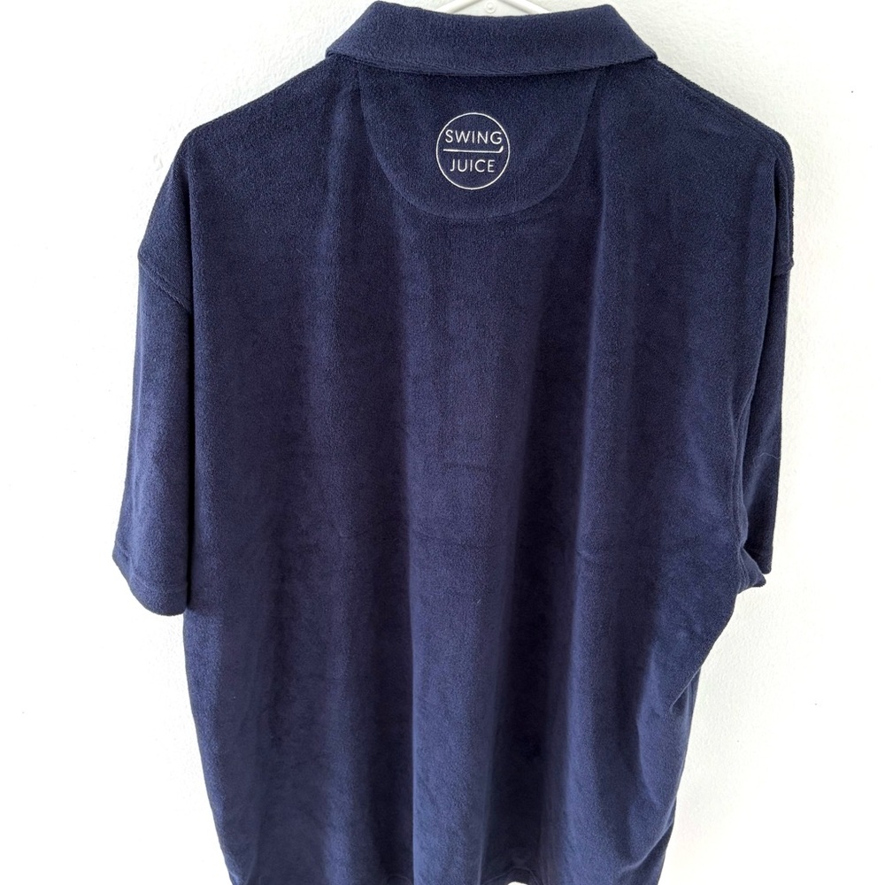 NWT Swing Juice Golf Accoutrements Terry Cloth Polo, Size: XXL - Picture 2 of 6